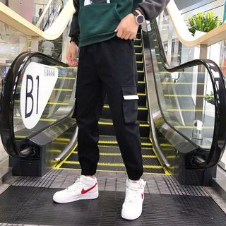 Quần Jogger Túi Hộp Viền Trắng - Đỏ - Xanh