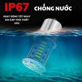 Đèn hậu nháy Audi chớp đuổi, nháy 33 tim, nháy 7 màu lắp  xe máy Xi Nhan