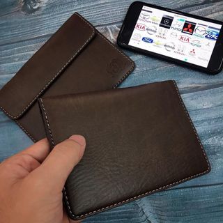 Bóp Ví Đựng Giấy Tờ Xe Ô Tô Đăng Ký Đăng Kiểm Bảo Hiểm In Chữ VẠN DẶM BÌNH AN Chất Liệu Da PU Cao Cấp