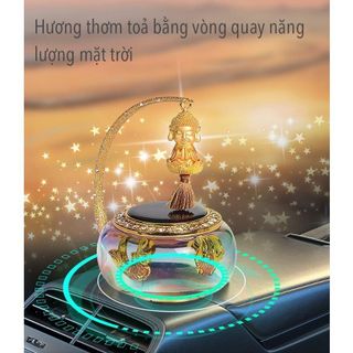 Nước Hoa Ô Tô Cá Vàng Bơi Treo Phật Thích Ca  Nội Thất Hươu May Mắn Trang Trí ô Tô Phun Sương Xông Tinh Dầu Phụ Tùng