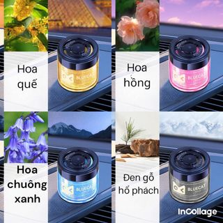 Sáp thơm BLUECAT Logo hãng xe ô tô khử mùi ô tô tạo hương thơm nhẹ hàng cho bạn không gian tươi mát Nội Thất
