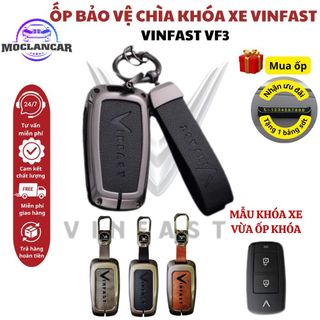 Ốp khoá Bao chìa khóa Vinfast VF3 VF5 Limo Green xe điện, bọc khóa cao cấp bảo vệ chìa khóa ô tô