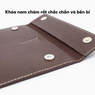 Bóp Ví Đựng Giấy Tờ Xe Ô Tô Đăng Ký Đăng Kiểm Bảo Hiểm In Chữ VẠN DẶM BÌNH AN Chất Liệu Da PU Cao Cấp