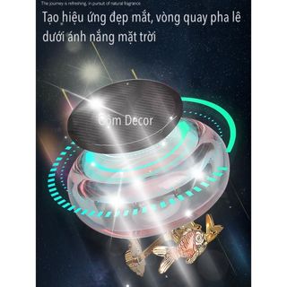 Nước Hoa Ô Tô Cá Vàng Bơi Treo Phật Thích Ca Nội Thất Hươu May Mắn Trang Trí ô Tô Phun Sương Xông Tinh Dầu Phụ Tùng
