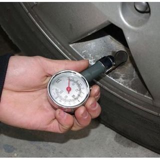 đồng hồ đo áp suất lốp ô tô xe,xe máy có hộp đựng,chất liệu hợp kim