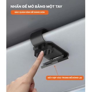 Kẹp Giữ Mắt Kính Đa Năng Gắn Tấm Chắn Nắng Ô Tô – Giữ Kính & Thẻ Siêu Tiện Lợi Khaihuyauto
