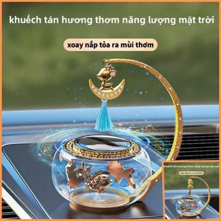 Nước Hoa Ô Tô Cá Vàng Bơi Treo Phật Thích Ca  Nội Thất Hươu May Mắn Trang Trí ô Tô Phun Sương Xông Tinh Dầu Phụ Tùng