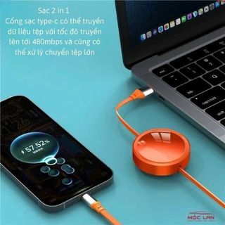 Phụ Kiện Sạc Điện Thoại Cáp Điện Thoại Đa Năng 3 Đầu Sạc Dây Rút 3 In 1 Sạc Nhanh 3A Cổng Chất Liệu Bền Gọn Nhẹ Tiện Lợi Phụ Kiện Sạc Điện Thoại