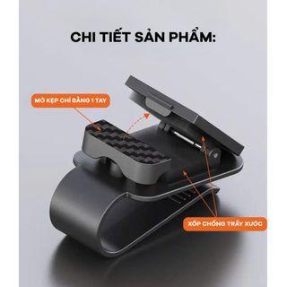 Kẹp Giữ Mắt Kính Đa Năng Gắn Tấm Chắn Nắng Ô Tô – Giữ Kính & Thẻ Siêu Tiện Lợi Khaihuyauto