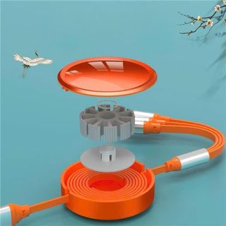 Phụ Kiện Sạc Điện Thoại Cáp Điện Thoại Đa Năng 3 Đầu Sạc Dây Rút 3 In 1 Sạc Nhanh 3A Cổng Chất Liệu Bền Gọn Nhẹ Tiện Lợi Phụ Kiện Sạc Điện Thoại