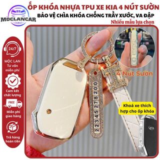 ( 4 Nút Sườn ) Ốp chìa khoá KIA K3 K5 cao cấp, Kia Sportage, Ốp khoá Kia Cerato 2019, K3 2022,Sorento 2021