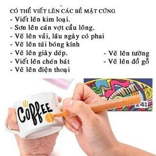 [GANA PAINT] Bút Sơn Đánh Dấu Lốp Xe Máy, Cao Su, Kim Loại, Gỗ, Thủy Tinh, Nhựa,Chống Thấm Nước Chính Hãng