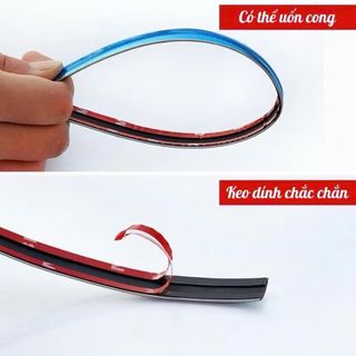 Cuộn Nẹp Viền Trang Trí Chân Kính Ô Tô Mạ Crom , Nẹp Viền Kính, Cửa Xe, Bản 1cm- 2cm- 3cm- OTOFUNMOCLAN