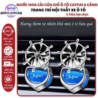 Quạt Nước Hoa Cài Cửa Gió ô tô Catpai 8 Cánh Cao Cấp,Siêu Thơm,An Toàn Khi Sử Dụng