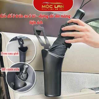 Cốc Đựng Ô dù-thùng Dựng Rác,Hộp Đựng Đa Năng Kèm Móc Treo Thiết Kế Dễ Thương Treo sau Ghế,Cửa Ô Tô Nhựa