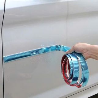 Cuộn Nẹp Viền Trang Trí Chân Kính Ô Tô Mạ Crom , Nẹp Viền Kính, Cửa Xe, Bản 1cm- 2cm- 3cm- OTOFUNMOCLAN