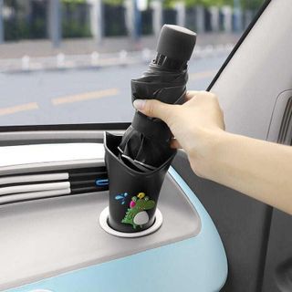 Cốc Đựng Ô dù-thùng Dựng Rác,Hộp Đựng Đa Năng Kèm Móc Treo Thiết Kế Dễ Thương Treo sau Ghế,Cửa Ô Tô Nhựa