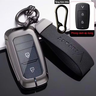 Ốp Chìa Khóa Xe Vinfast VF5 Bọc Chìa Khoá Xe Điện Vinfast VF5 Bằng Hợp Kim Vinfast-Mộc Lan Car