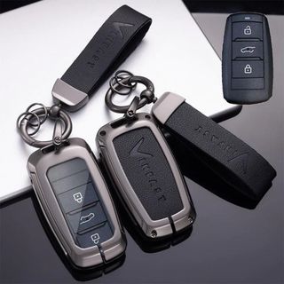Ốp Chìa Khóa Xe Vinfast VF5 Bọc Chìa Khoá Xe Điện Vinfast VF5 Bằng Hợp Kim Vinfast-Mộc Lan Car