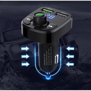 Tẩu Sạc Ô Tô Kết Nối Bluetooth HY-87 Hiển Thị Mức Điện Áp Có Hỗ Trợ Đàm Thoại Rảnh Tay Phụ Kiện