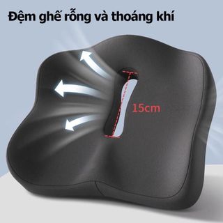Đệm Lót Ghế NIRA Công Thái Học 3D Thoáng Khí Giảm Ê Mỏi Lưng Mông Cho Dân Văn Phòng, Người Bệnh Trĩ