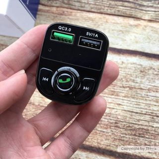 Tẩu Sạc Ô Tô Kết Nối Bluetooth HY-87 Hiển Thị Mức Điện Áp Có Hỗ Trợ Đàm Thoại Rảnh Tay Phụ Kiện