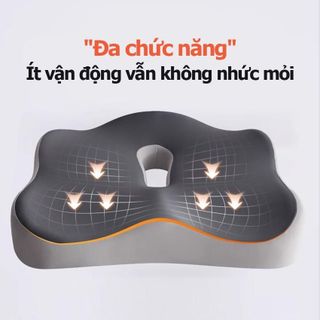 Đệm Lót Ghế NIRA Công Thái Học 3D Thoáng Khí Giảm Ê Mỏi Lưng Mông Cho Dân Văn Phòng, Người Bệnh Trĩ