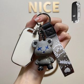 ( 3 Nút Sườn ) Ốp chìa khóa, bọc chìa Kia Cerato 2019 - 2020 - 2021 chất liệu TPU Viền Bạc bảo vệ chìa khóa