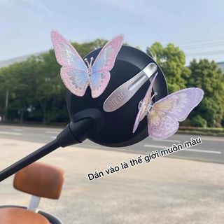 Cánh Bướm Trang Trí Màn Hình DVD Taplo Ô Tô Xe Máy Xe Điện Dễ Thương - Mộc Lan Car
