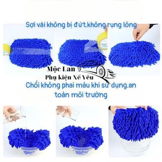 Chổi san hô,chuổi chuyên dụng lau xe ô tô với sợi vải mềm cán dài 1.2M