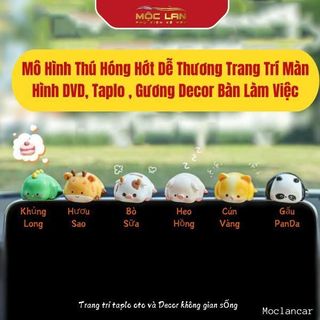 Mô Hình Thú Hóng Hớt Dễ Thương Trang Trí Bàn Học, Decor Bàn Làm Việc, DVD Taplo Ô Tô Nội Thất Decor Phòng Trang Trí Nhà