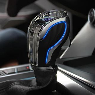Tay Nắm Cần Số Pha Lê Có Nút Bấm Led RGB - Đẳng Cấp Vượt Trội - Có Logo Riêng - Kính 5D-Có Nẫy Mặt Sau