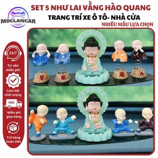Sét 5 Món Ông Như Lai Vầng Hào Quang Và Bộ Tứ Không Tặng Thảm, Ở Đâu Có Phật Ở Đó Có Bình An - Otofunmoclan