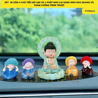 Sét 5 Món Ông Như Lai Vầng Hào Quang Và Bộ Tứ Không Tặng Thảm, Ở Đâu Có Phật Ở Đó Có Bình An - Otofunmoclan