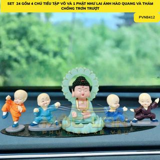Sét 5 Món Ông Như Lai Vầng Hào Quang Và Bộ Tứ Không Tặng Thảm, Ở Đâu Có Phật Ở Đó Có Bình An - Otofunmoclan