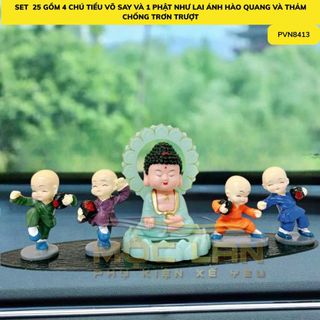 Sét 5 Món Ông Như Lai Vầng Hào Quang Và Bộ Tứ Không Tặng Thảm, Ở Đâu Có Phật Ở Đó Có Bình An - Otofunmoclan