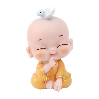 Mô Hình Tiểu Cảnh "Nhà Sư Nhỏ Mini" Đồ Trang Trí Xe Hơi, Sân Vườn/ Chậu Cây, Nhà Cửa ô tô Decor Decor Phòng