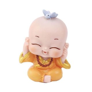 Mô Hình Tiểu Cảnh "Nhà Sư Nhỏ Mini" Đồ Trang Trí Xe Hơi, Sân Vườn/ Chậu Cây, Nhà Cửa ô tô Decor Decor Phòng
