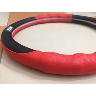 Bọc Vô Lăng Sparco Tem Kim Loại Inox - Dáng Tròn - Size 38cm Phù Hợp Mọi Dòng Xe (BVL F5)