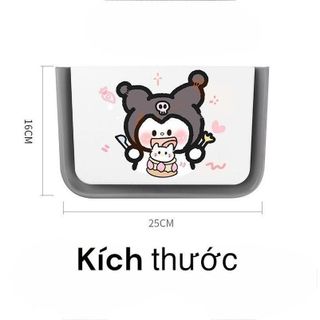 Hộp Đựng Đồ Treo Sau Ghế Ô Tô Gấp Gọn Hình Hoạt Hình Dễ Thương – Khay Đựng Rác & Phụ Kiện Xe Hơi Tiện Lợi