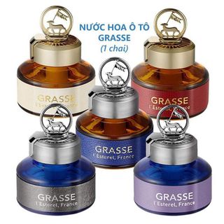 Chai Nước Hoa Xe Hơi 100% Dầu Tựu Nhiên Từ Pháp Grasse 110ml-để taplo ô tô