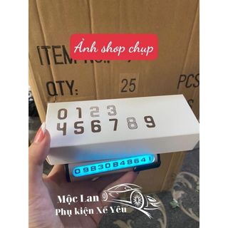 Bảng Số Điện Thoại Bằng Kim Loại Sử Dụng Năng Lượng Mặt Trời Có Đèn LED Dạ Quang,