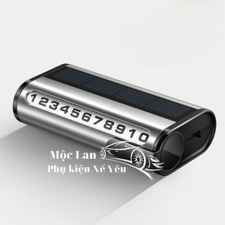 Bảng Số Điện Thoại Bằng Kim Loại Sử Dụng Năng Lượng Mặt Trời Có Đèn LED Dạ Quang,