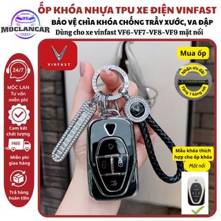 ( Mặt Nổi ) Ốp Chìa Khóa Xe Điện VINFASAT VF6, VF7, VF8, VF9 ,Móc Khóa VF6 VF7 VF8 VF9 Bảo Vệ Chìa Khóa Chống Trầy Xước
