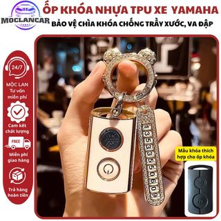 Ốp TPU Dành Cho xe máy YAMAHA: Grande, Exciter, Janus, NVX, Latte Móc Khoá Móc Khóa Silicon Mềm Dẻo