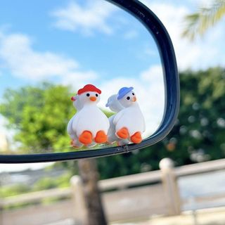 Bộ Mô Hình 5 Con Vật Mini Cute Trang Trí Nội Thất Xe Hơi – Gắn Keo Chống Trượt | KHẢI HUY AUTO
