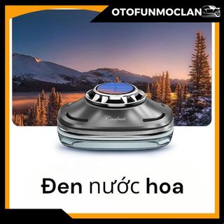 Nước hoa ô tô năng lượng mặt trời Carfruit kèm số điện thoại hương thơm tự khuếch tán xoay vòng dưới ánh mặt trời Phun Sương Xông Tinh Dầu