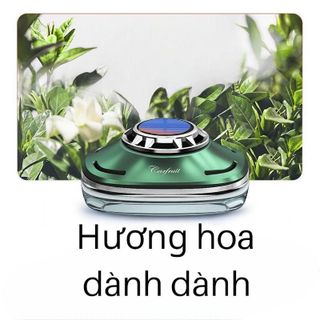 Nước hoa ô tô năng lượng mặt trời Carfruit kèm số điện thoại hương thơm tự khuếch tán xoay vòng dưới ánh mặt trời Phun Sương Xông Tinh Dầu