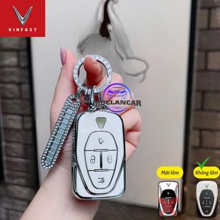 ( Mặt Nổi ) Ốp Chìa Khóa Xe Điện VINFASAT VF6, VF7, VF8, VF9 ,Móc Khóa VF6 VF7 VF8 VF9 Bảo Vệ Chìa Khóa Chống Trầy Xước