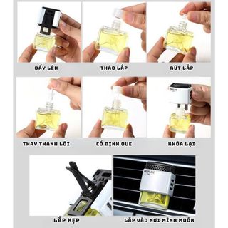 Nước Hoa Cài Cửa Gió PERFUME, Triêt Xuất Hoàn Toàn Từ Thiên Nhiên Hương Thơm Ngây Ngất Chống Say Xe khaihuyauto